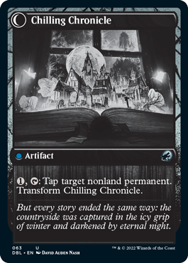 Mysterious Tome // Chilling Chronicle [Innistrad: Double Feature] (DBL 63)