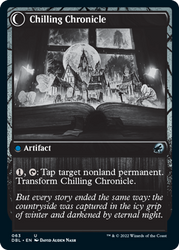 Mysterious Tome // Chilling Chronicle [Innistrad: Double Feature] (DBL 63)