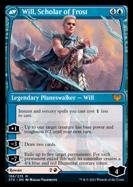 Rowan, Scholar of Sparks // Will, Scholar of Frost [Strixhaven: School of Mages] (STX 156)