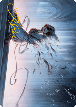 Fading Hope Art Card (Gold-Stamped Signature) [Innistrad: Midnight Hunt Art Series] (AMID 23)