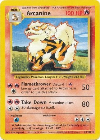 Arcanine (23/102) [Base Set]