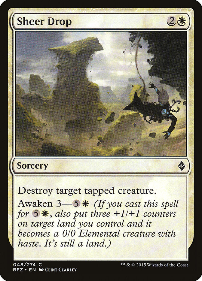 Sheer Drop [Battle for Zendikar] (BFZ 48)