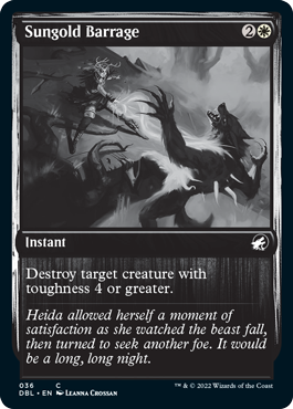 Sungold Barrage [Innistrad: Double Feature] (DBL 36)
