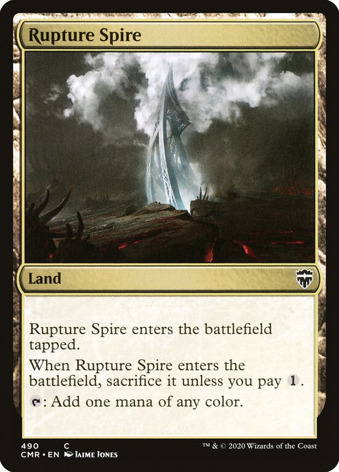 Rupture Spire (490) [Commander Legends] (CMR 490)