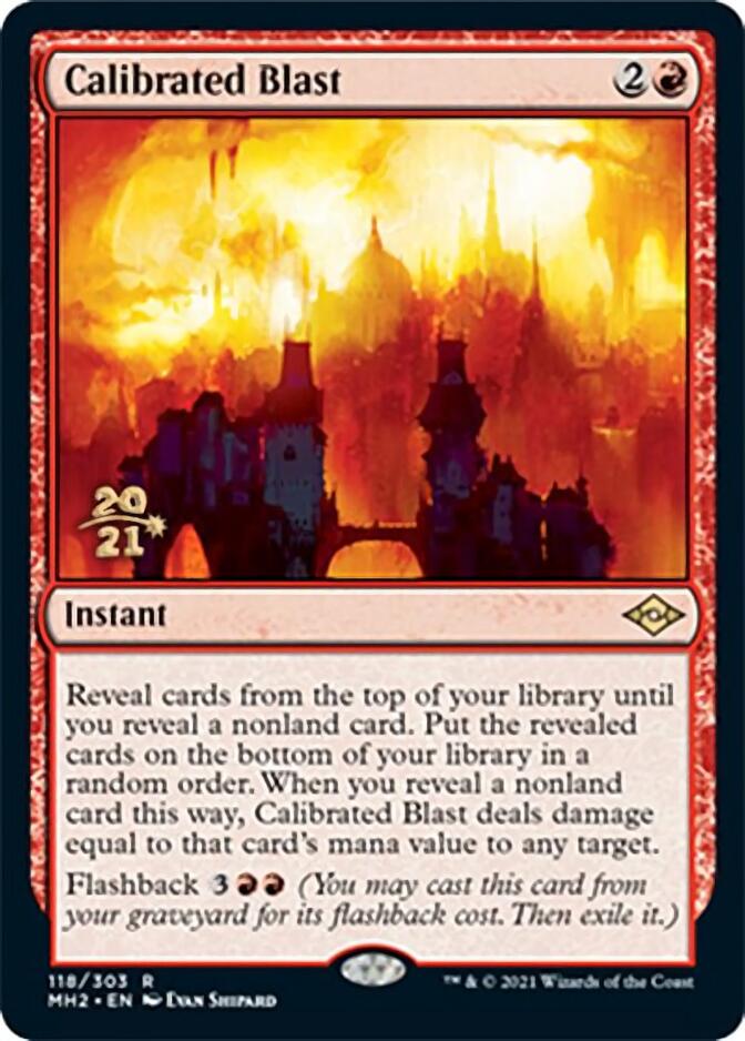 Calibrated Blast [Modern Horizons 2 Prerelease Promos] (PMH2 118)
