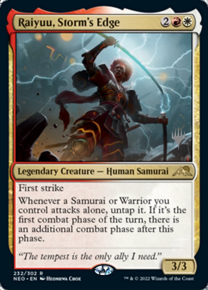 Raiyuu, Storm's Edge (Promo Pack) [Kamigawa: Neon Dynasty Promos] (PNEO 232)