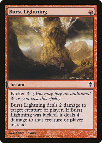 Burst Lightning [Zendikar] (ZEN 119)