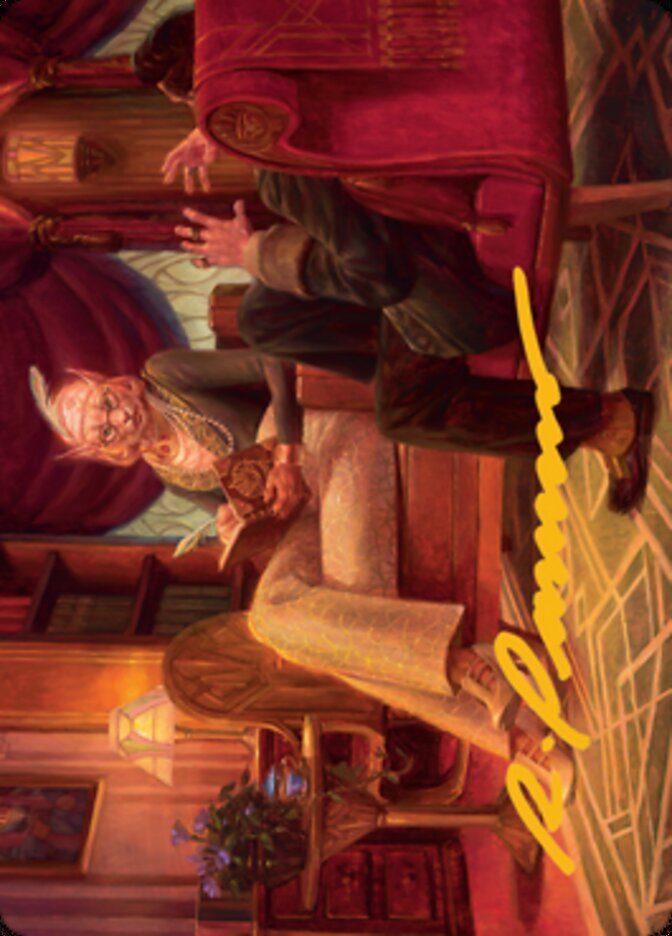 Phabine, Boss's Confidant Art Card (Gold-Stamped Signature) [Streets of New Capenna Art Series] (ASNC 46)