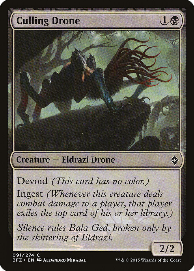 Culling Drone [Battle for Zendikar] (BFZ 91)