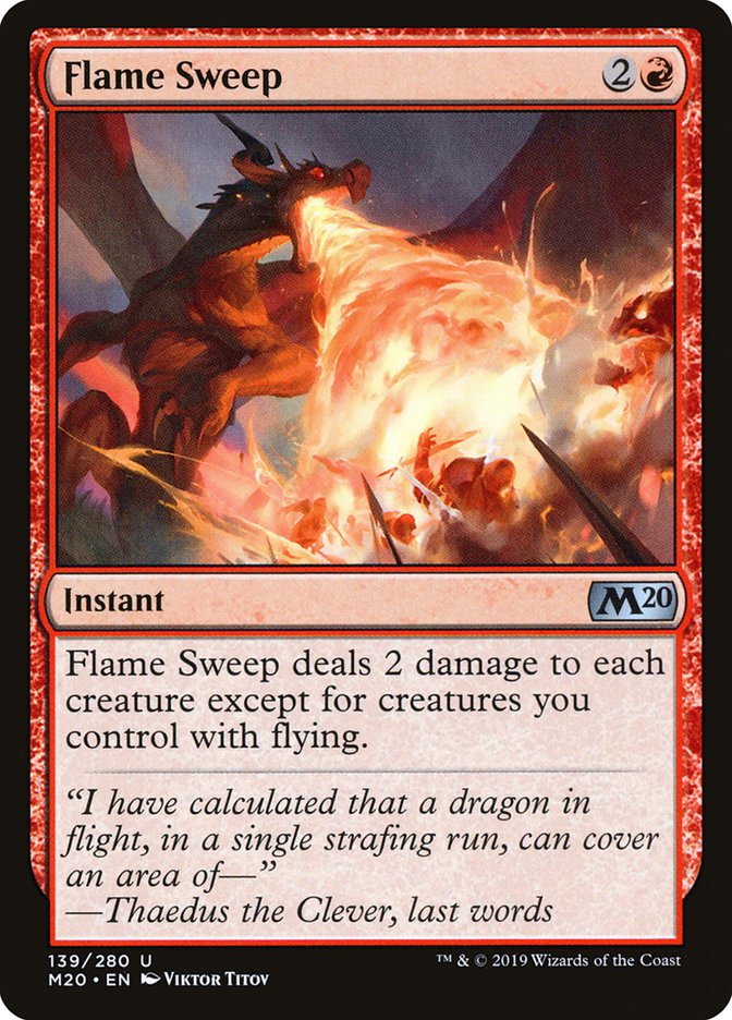 Flame Sweep [Core Set 2020] (M20 139)