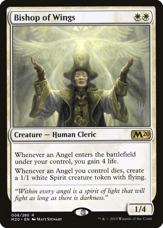 Bishop of Wings (Promo Pack) [Core Set 2020 Promos] (PM20 8P)