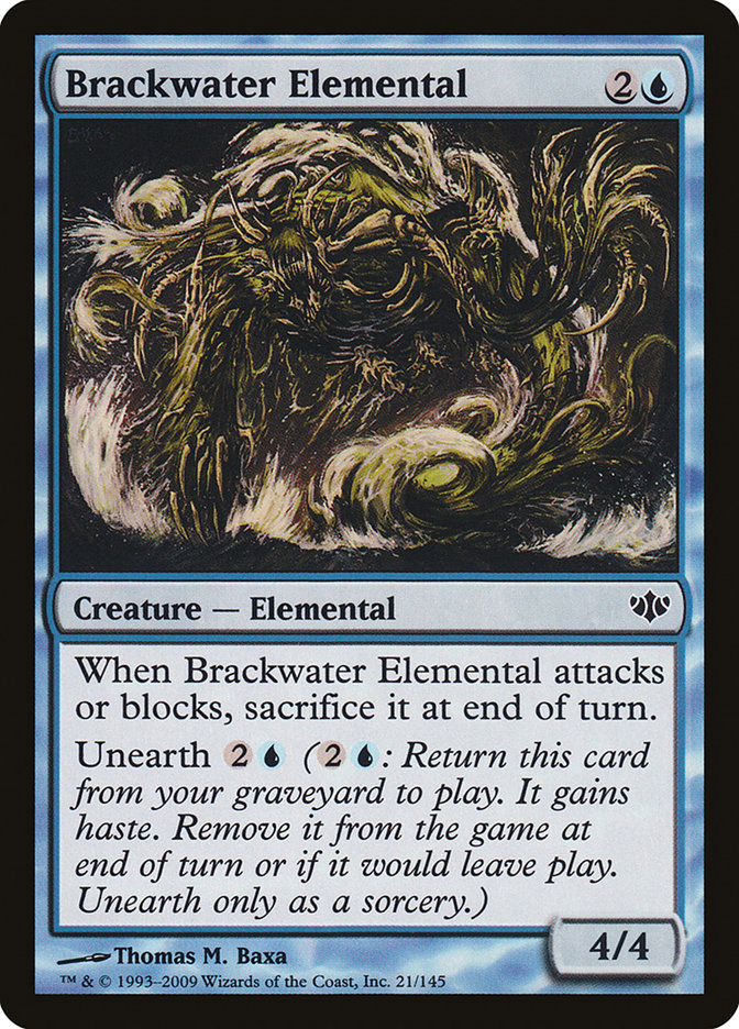 Brackwater Elemental [Conflux] (CON 21)