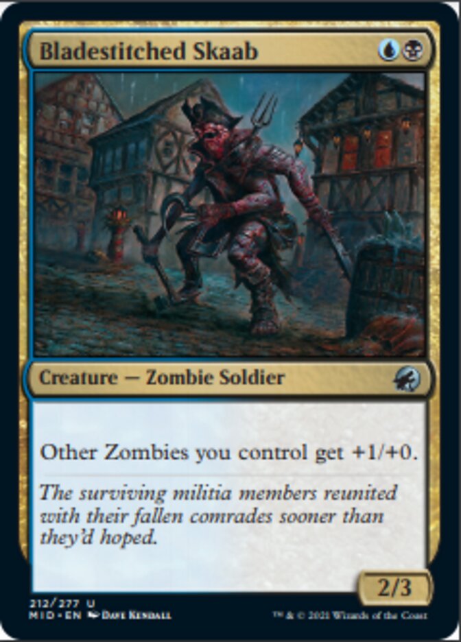 Bladestitched Skaab [Innistrad: Midnight Hunt] (MID 212)