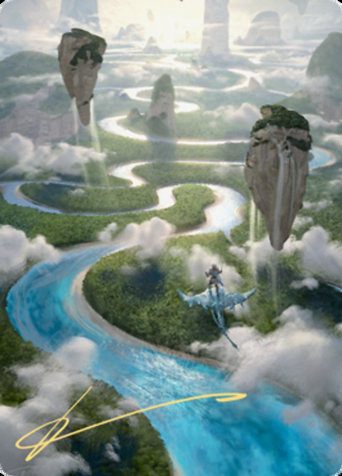Clearwater Pathway // Clearwater Pathway (Art Series) [Zendikar Rising Art Series] (AZNR 25)