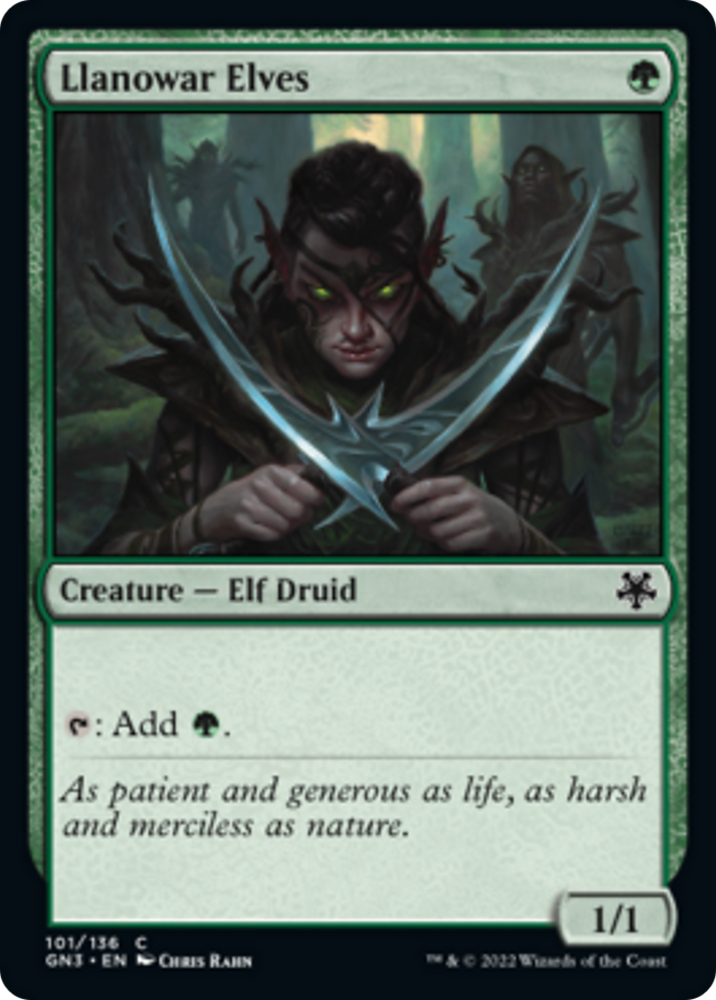 Llanowar Elves [Game Night 2022]