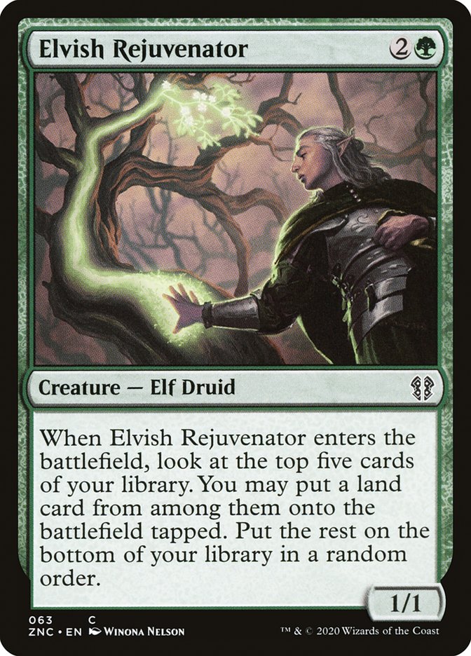 Elvish Rejuvenator [Zendikar Rising Commander] (ZNC 63)