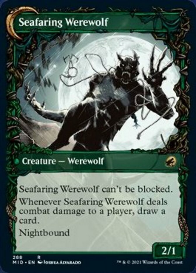Suspicious Stowaway // Seafaring Werewolf (Showcase Equinox) [Innistrad: Midnight Hunt] (MID 288)
