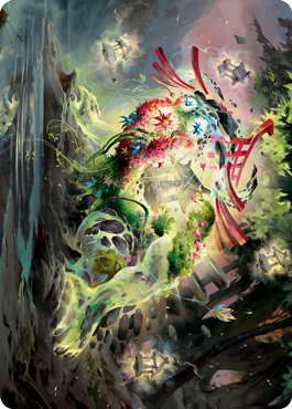Go-Shintai of Life's Origin Art Card [Kamigawa: Neon Dynasty Art Series] (ANEO 26)