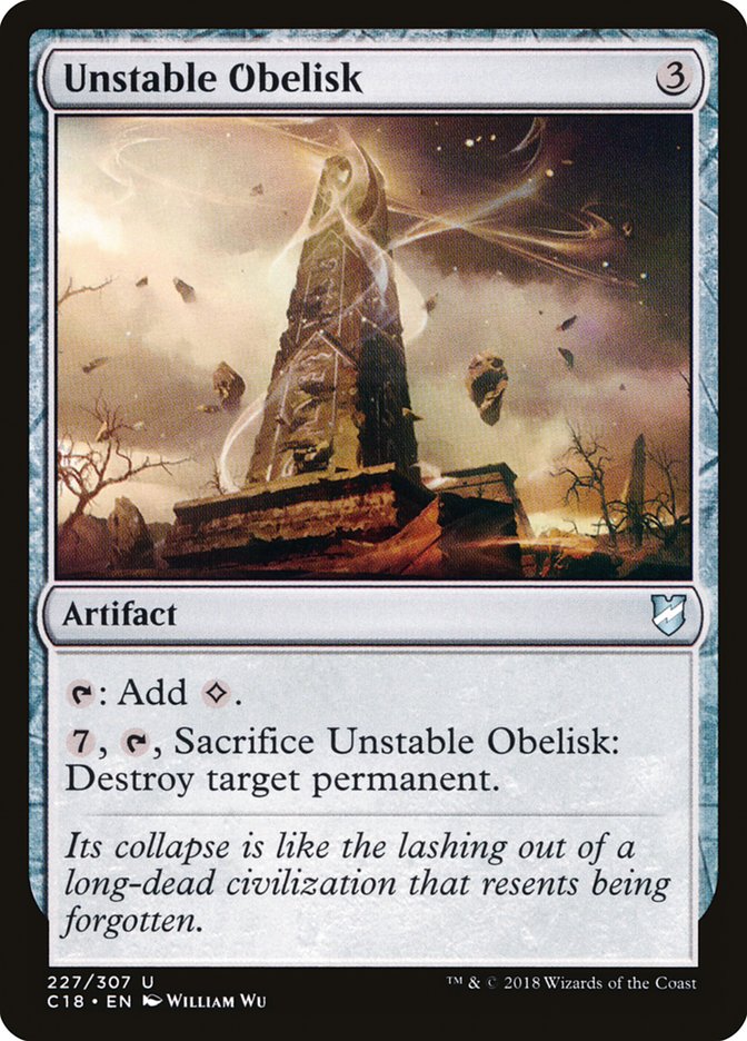 Unstable Obelisk [Commander 2018] (C18 227)