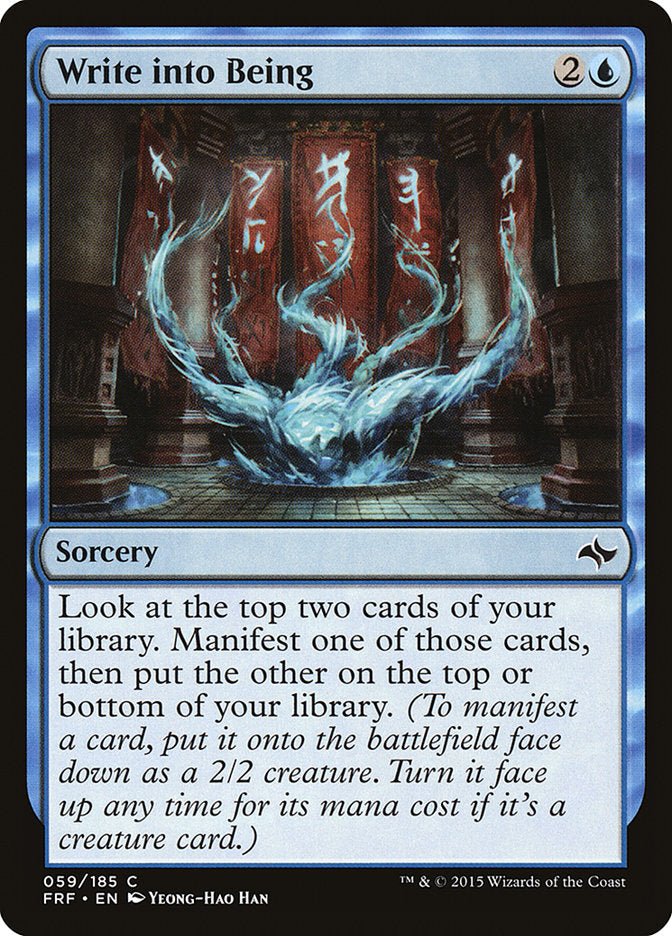 Write into Being [Fate Reforged] (FRF 59)