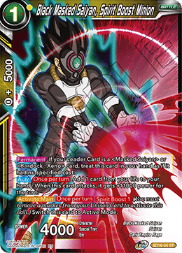 Black Masked Saiyan, Spirit Boost Minion (Starter Deck - Darkness Reborn) [SD16-05]