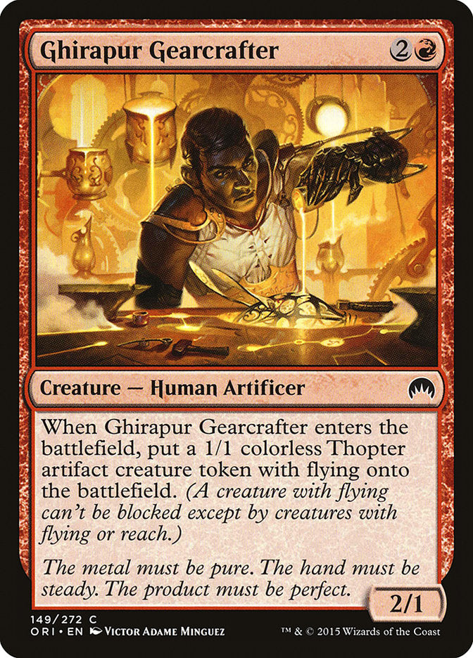 Ghirapur Gearcrafter [Magic Origins] (ORI 149)