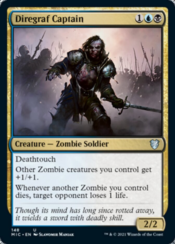 Diregraf Captain [Innistrad: Midnight Hunt Commander] (MIC 148)