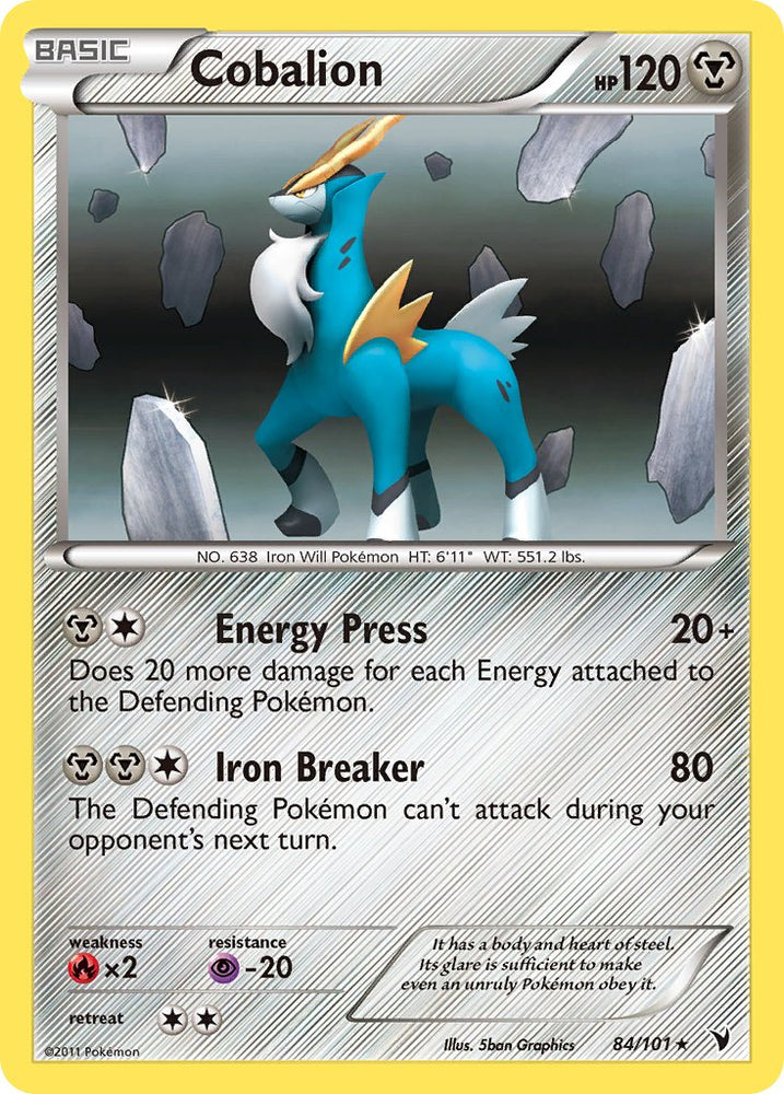 Cobalion (Battle Arena Deck Exclusive) (84/101) [Theme Deck Exclusives]