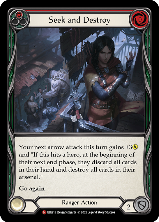 Seek and Destroy [ELE215] 1st Edition Rainbow Foil