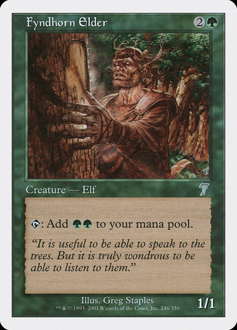 Fyndhorn Elder [Seventh Edition] (7ED 246)