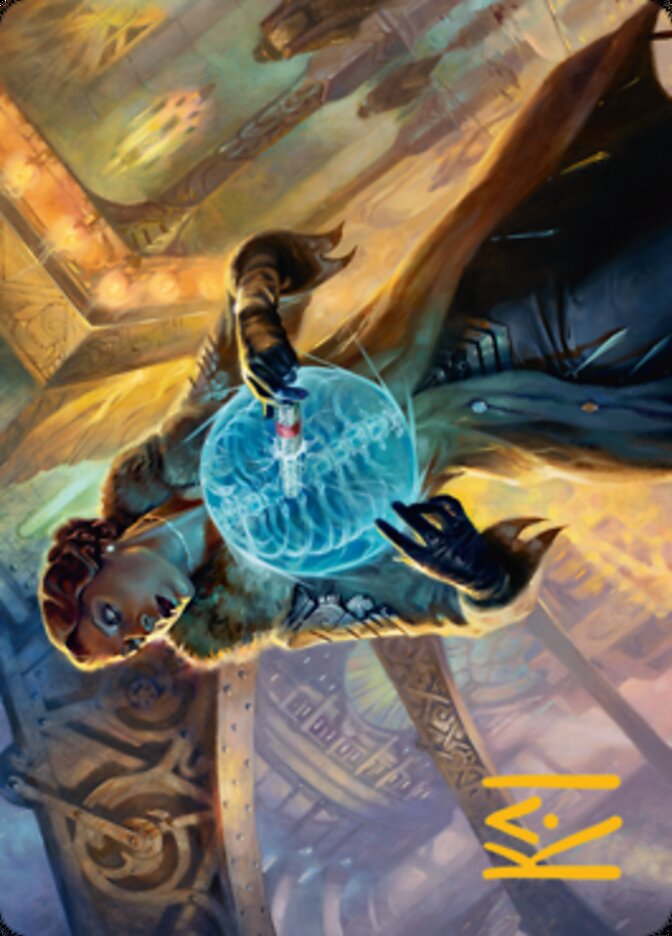Writ of Return Art Card (Gold-Stamped Signature) [Streets of New Capenna Art Series] (ASNC 59)