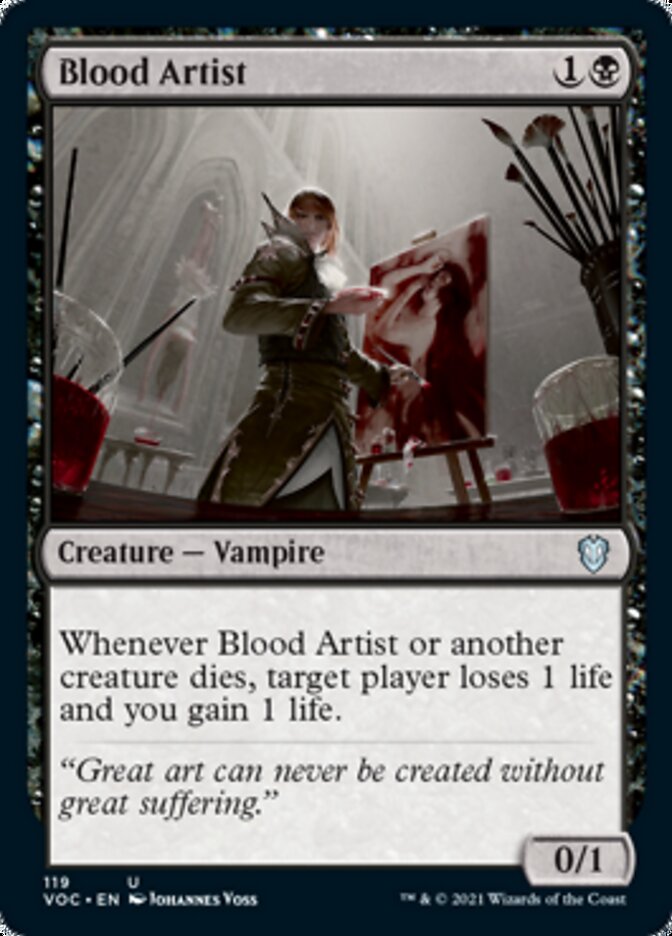 Blood Artist [Innistrad: Crimson Vow Commander] (VOC 119)