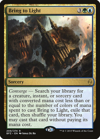 Bring to Light [Battle for Zendikar] (BFZ 209)