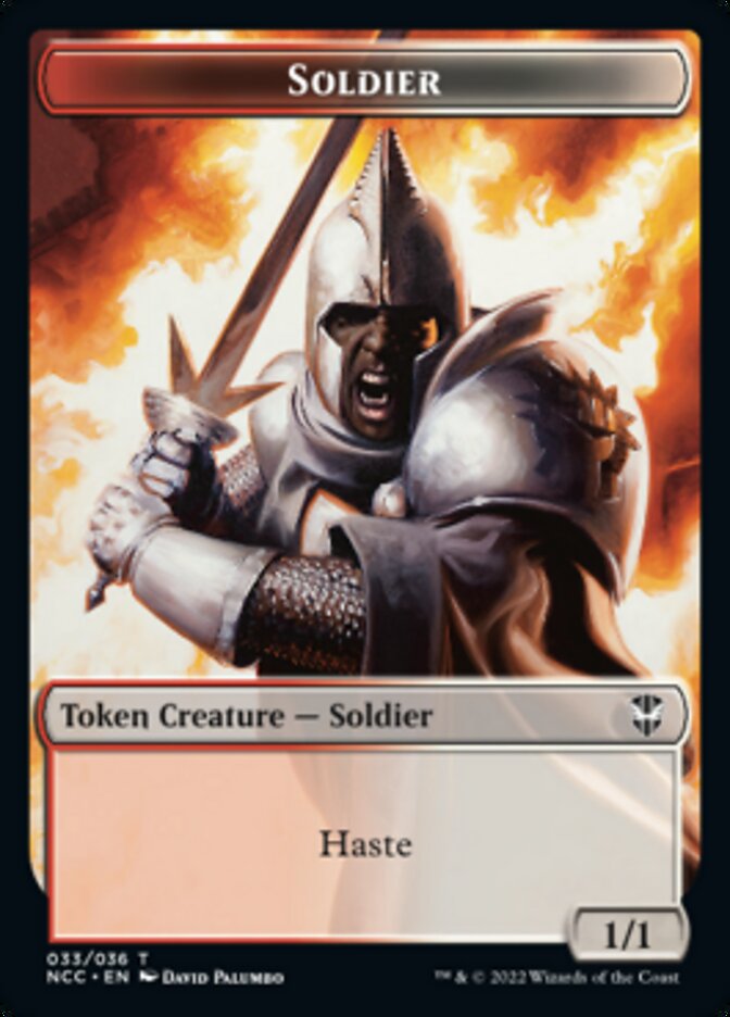Soldier // Devil Double-sided Token [Streets of New Capenna Commander Tokens]