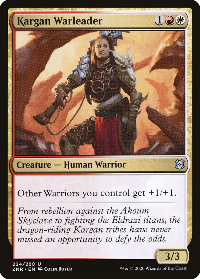 Kargan Warleader [Zendikar Rising] (ZNR 224)