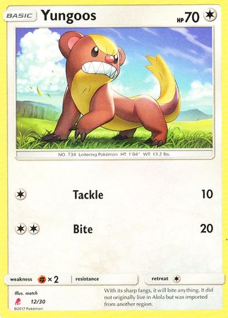 Yungoos (12/30) [Sun & Moon: Trainer Kit - Lycanroc & Alolan Raichu]