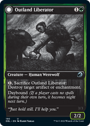 Outland Liberator // Frenzied Trapbreaker [Innistrad: Double Feature] (DBL 190)