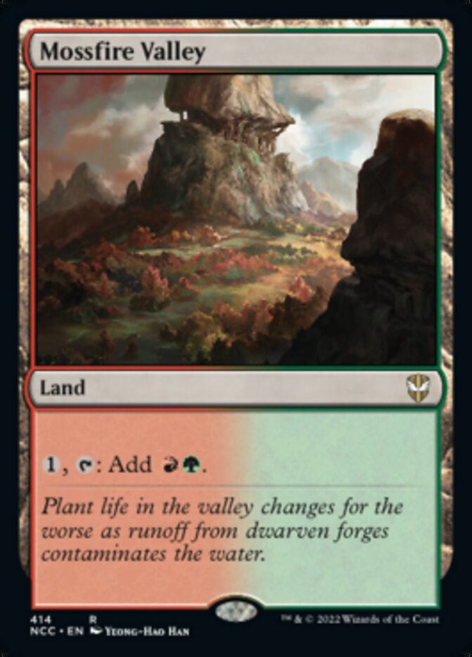 Mossfire Valley [Streets of New Capenna Commander] (NCC 414)
