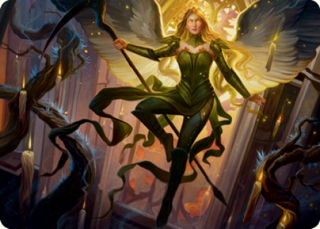 Sigarda, Champion of Light Art Card [Innistrad: Midnight Hunt Art Series] (AMID 68)