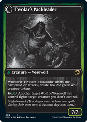 Tovolar's Huntmaster // Tovolar's Packleader [Innistrad: Double Feature] (DBL 204)