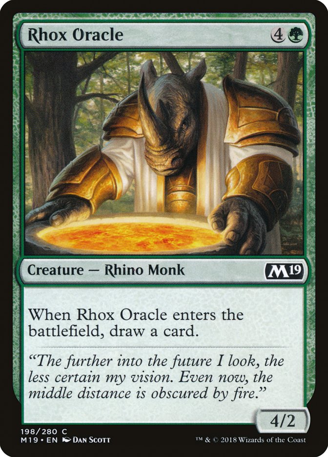 Rhox Oracle [Core Set 2019] (M19 198)