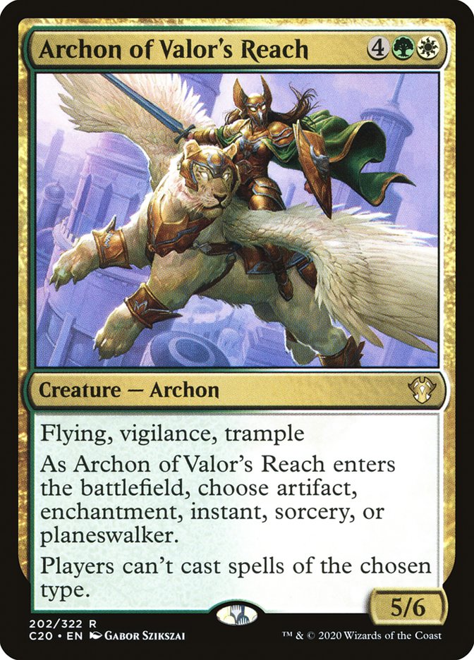 Archon of Valor's Reach [Commander 2020] (C20 202)