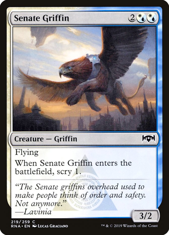 Senate Griffin [Ravnica Allegiance] (RNA 219)
