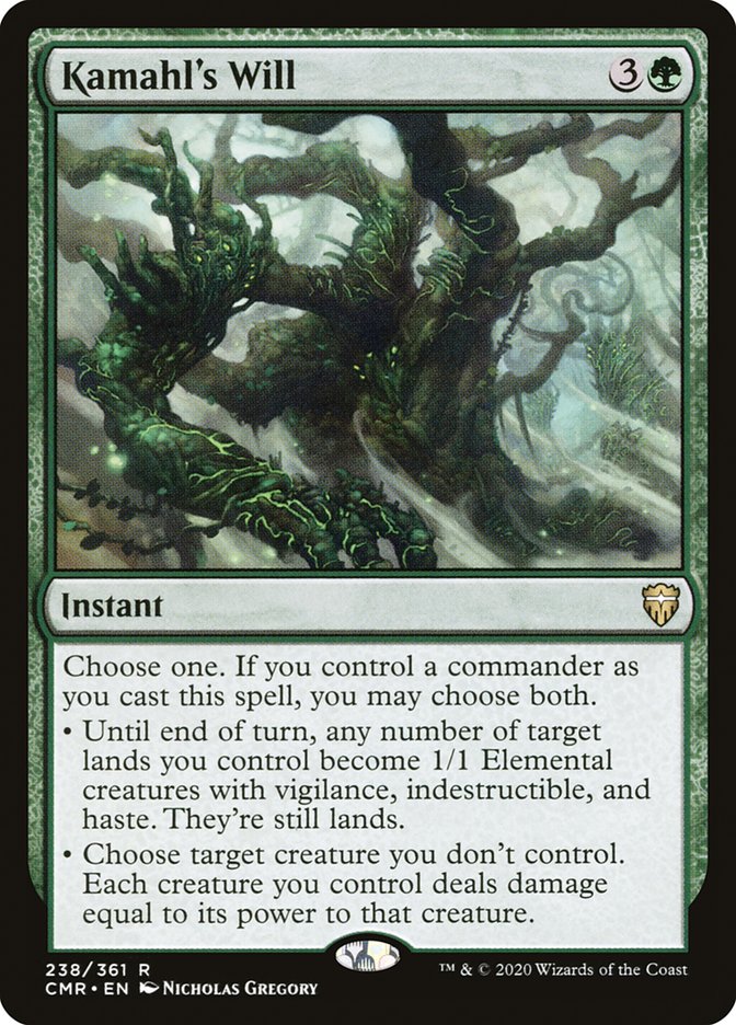 Kamahl's Will [Commander Legends] (CMR 238)