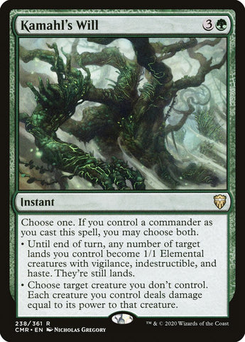 Kamahl's Will [Commander Legends] (CMR 238)