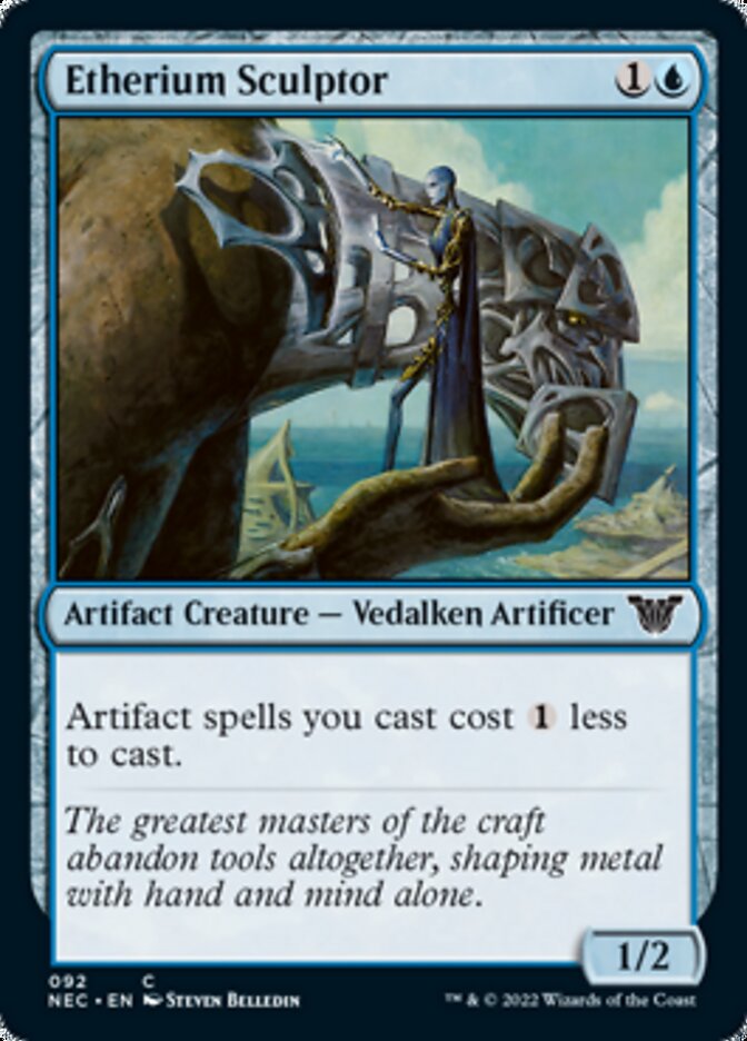 Etherium Sculptor [Kamigawa: Neon Dynasty Commander] (NEC 92)