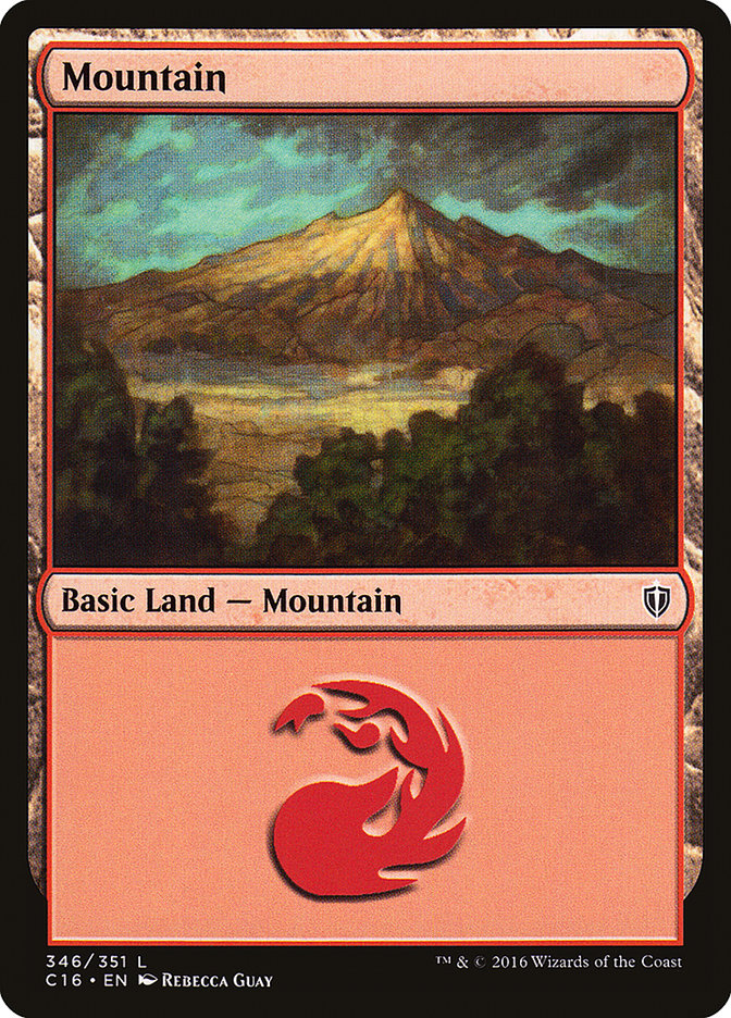 Mountain (#346) [Commander 2016] (C16 346)