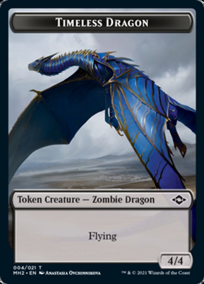 Clue Token (#15) // Timeless Dragon Token [Modern Horizons 2 Tokens] (TMH2 15)