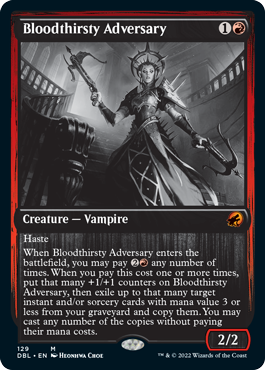 Bloodthirsty Adversary [Innistrad: Double Feature] (DBL 129)