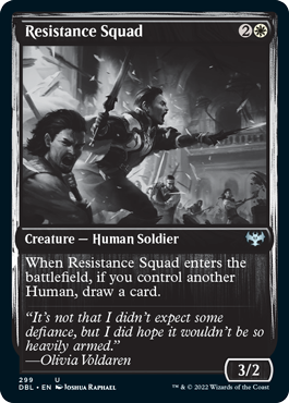 Resistance Squad [Innistrad: Double Feature] (DBL 299)